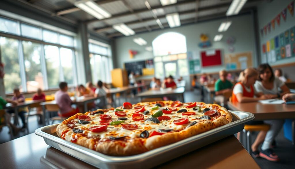 school day pizza