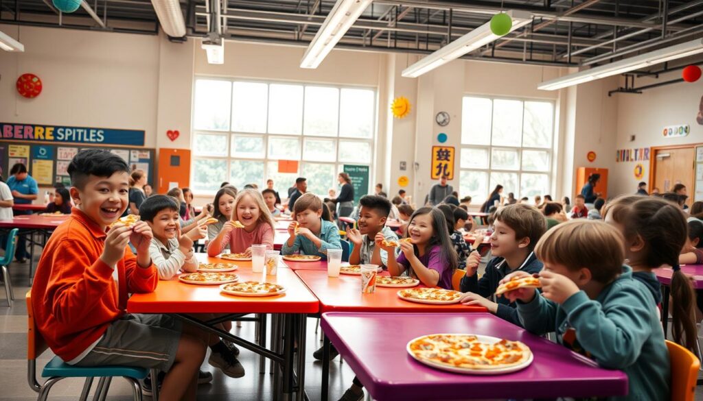 school lunch social experience