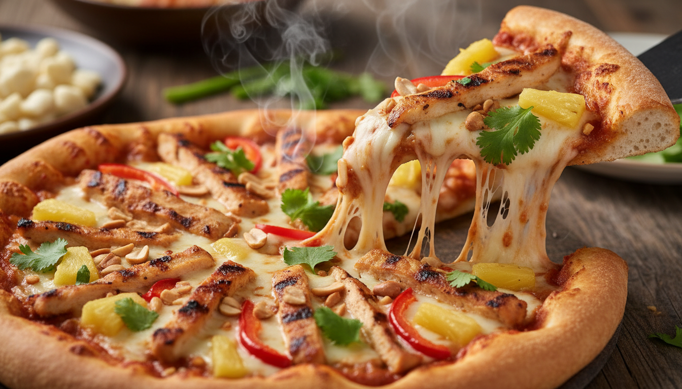 Thai Chicken Pizza with Pineapple: The Ultimate Homemade Recipe