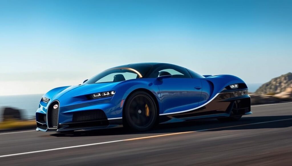 Bugatti Chiron Super Sport in elegant blue