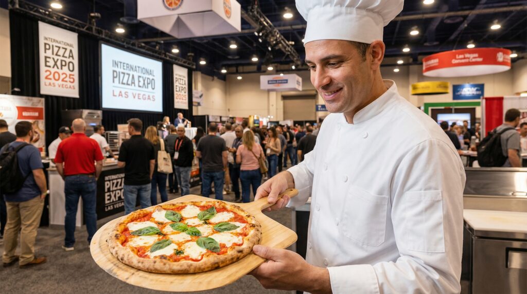 International Pizza Expo 2025 в Лас-Вегасе - крупнейшая выставка пиццерийной индустрии