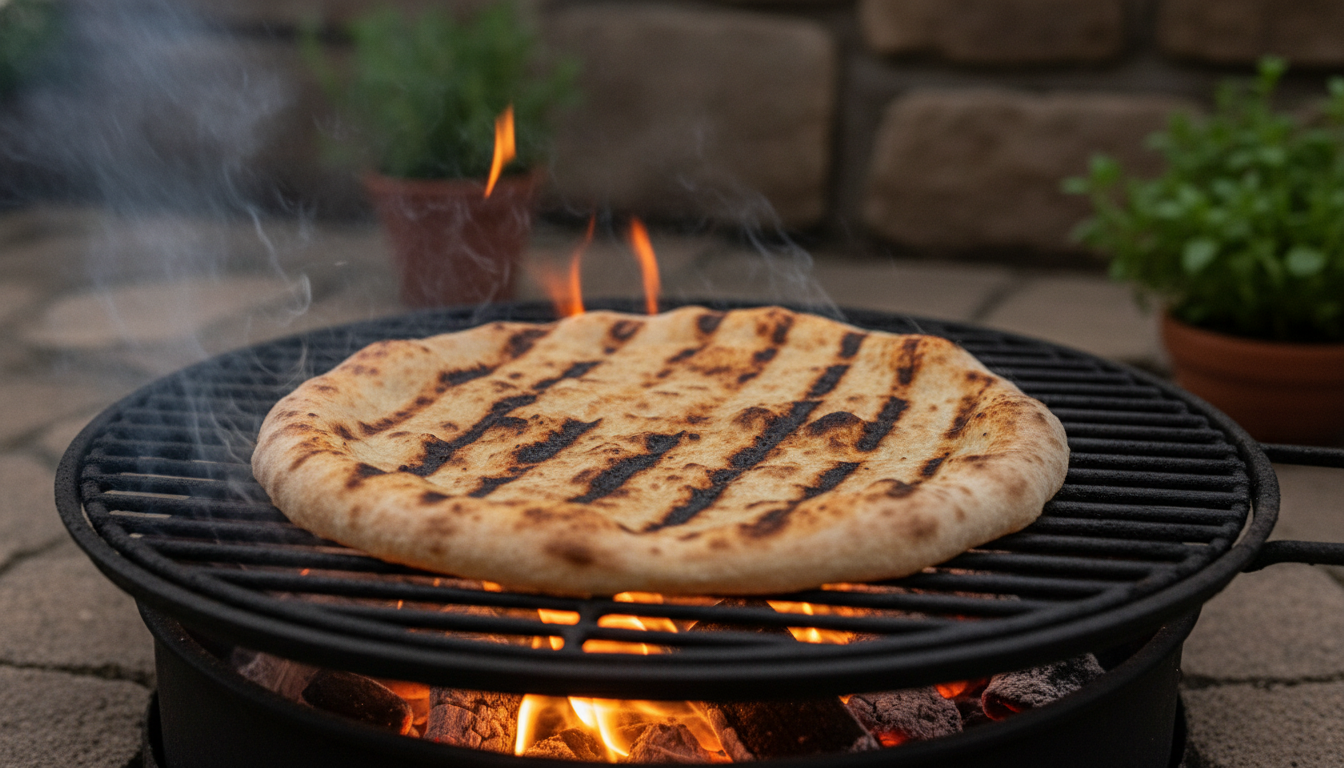 Grilled Pizza on the Grill