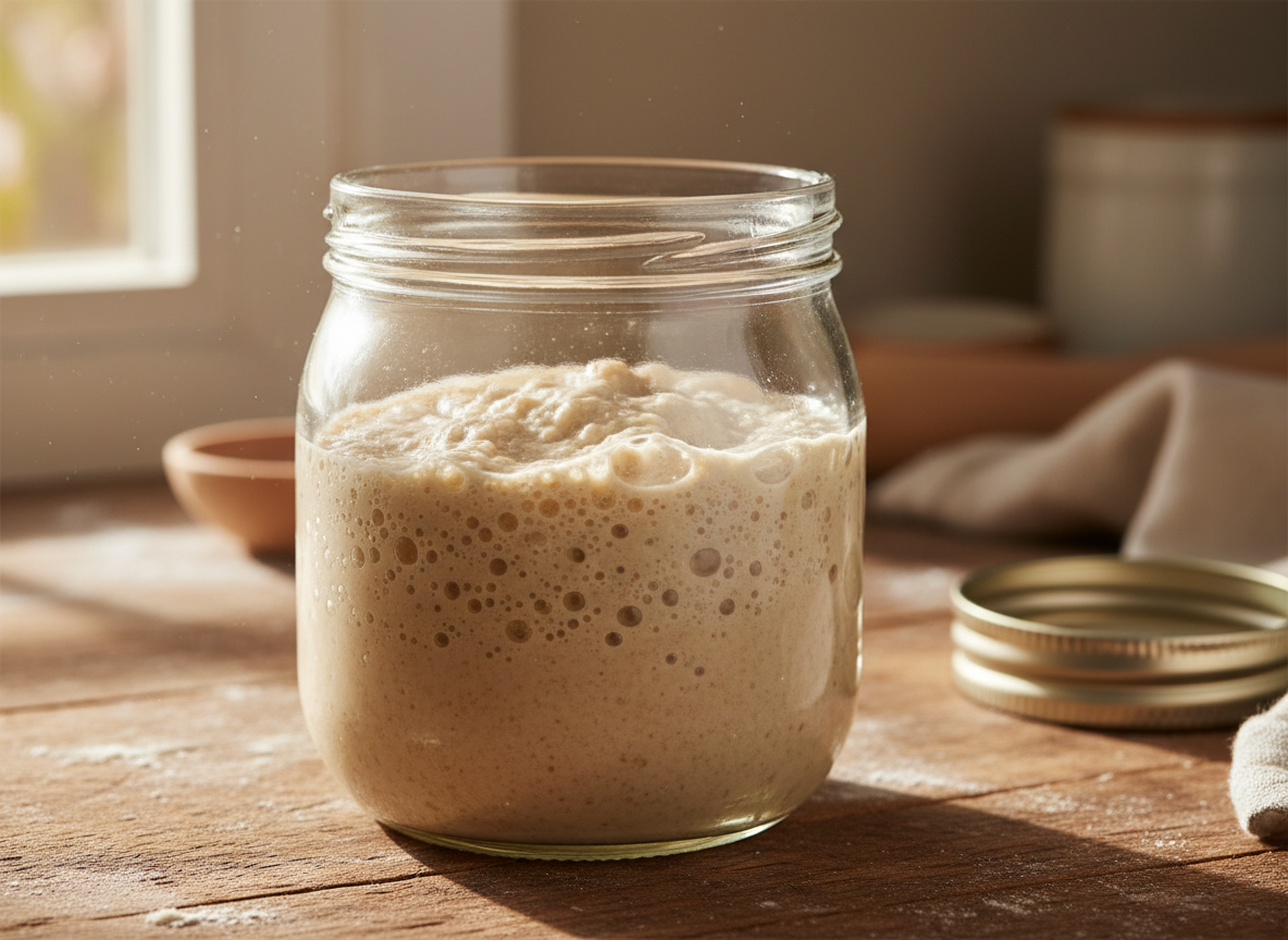 Active sourdough starter
